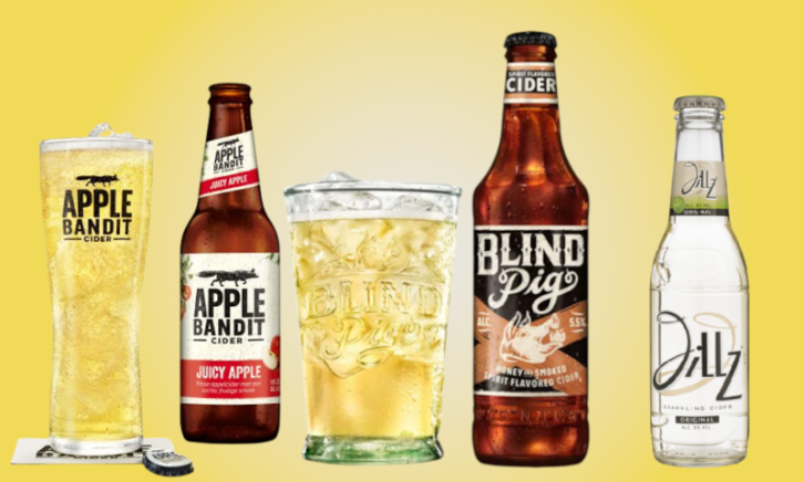 Ciders van verschillende merken